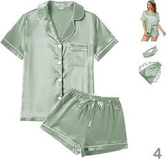 Soft loungewear sleepwear set – top and bottoms