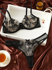 Black Lingerie Set | Lace Lingerie for Women | Sexy Comfortable Fit - MDCURVE