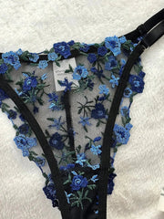 Floral Embroidery Sexy Lingerie Set | Lace Lingerie for Women - MDCURVE