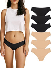 Seamless cheeky bikini panties for women – no-show design front view