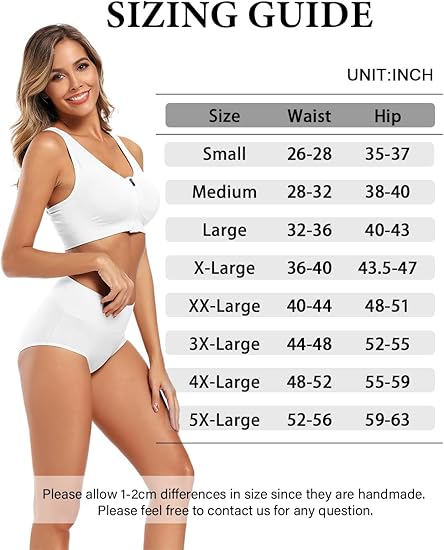 Cotton Underwear for Women | High Waisted Full Coverage Panties Plus Size - MDCURVE