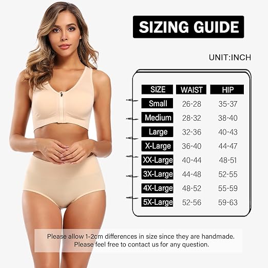 Cotton Underwear for Women | High Waisted Full Coverage Panties Plus Size - MDCURVE