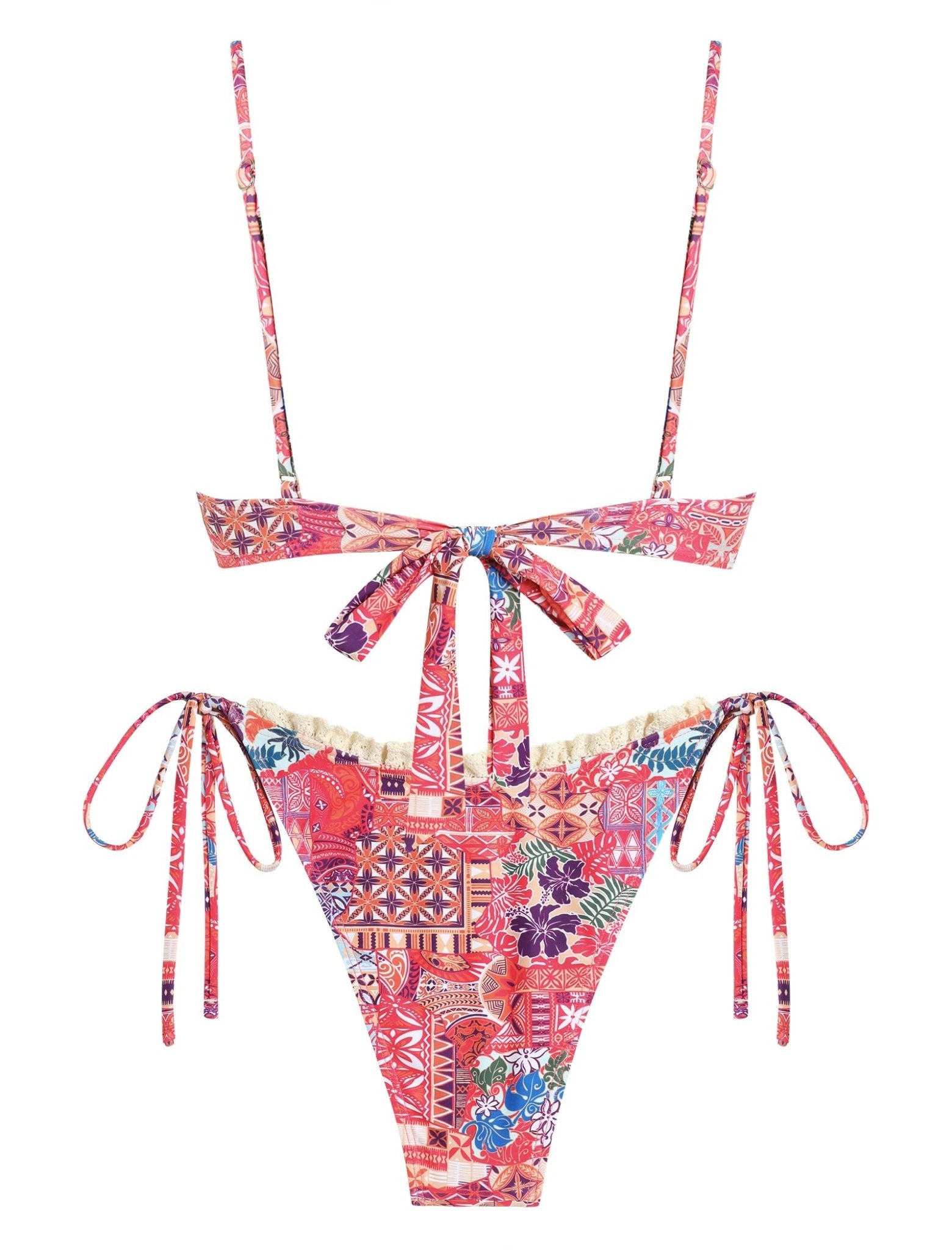 High Cut Bikini Swimsuit | Two Piece Push Up Swimwear | Bathing Suit for Women - MDCURVE