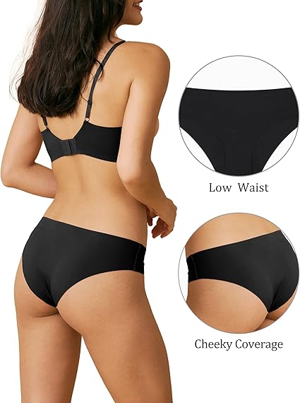 Invisible panties – seamless edges with laser cut finish