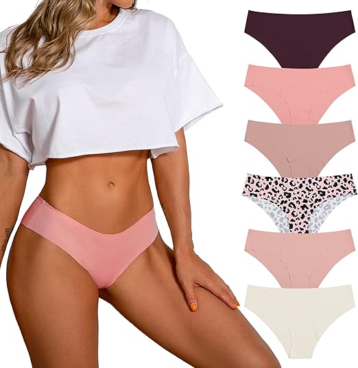 Multiple color options for seamless bikini panties