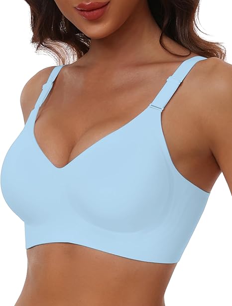 Seamless Full Coverage Wireless Bra | Soft Support | Regular & Plus Size - MDCURVE