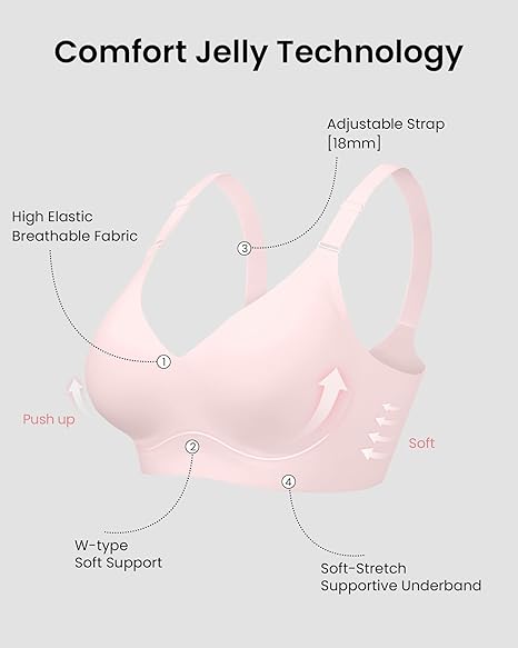 Seamless Full Coverage Wireless Bra | Soft Support | Regular & Plus Size - MDCURVE
