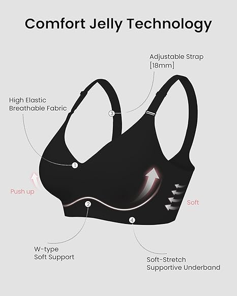 Seamless Full Coverage Wireless Bra | Soft Support | Regular & Plus Size - MDCURVE