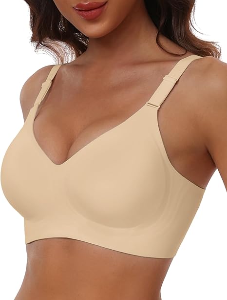 Seamless Full Coverage Wireless Bra | Soft Support | Regular & Plus Size - MDCURVE