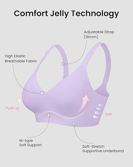 Seamless Full Coverage Wireless Bra | Soft Support | Regular & Plus Size - MDCURVE