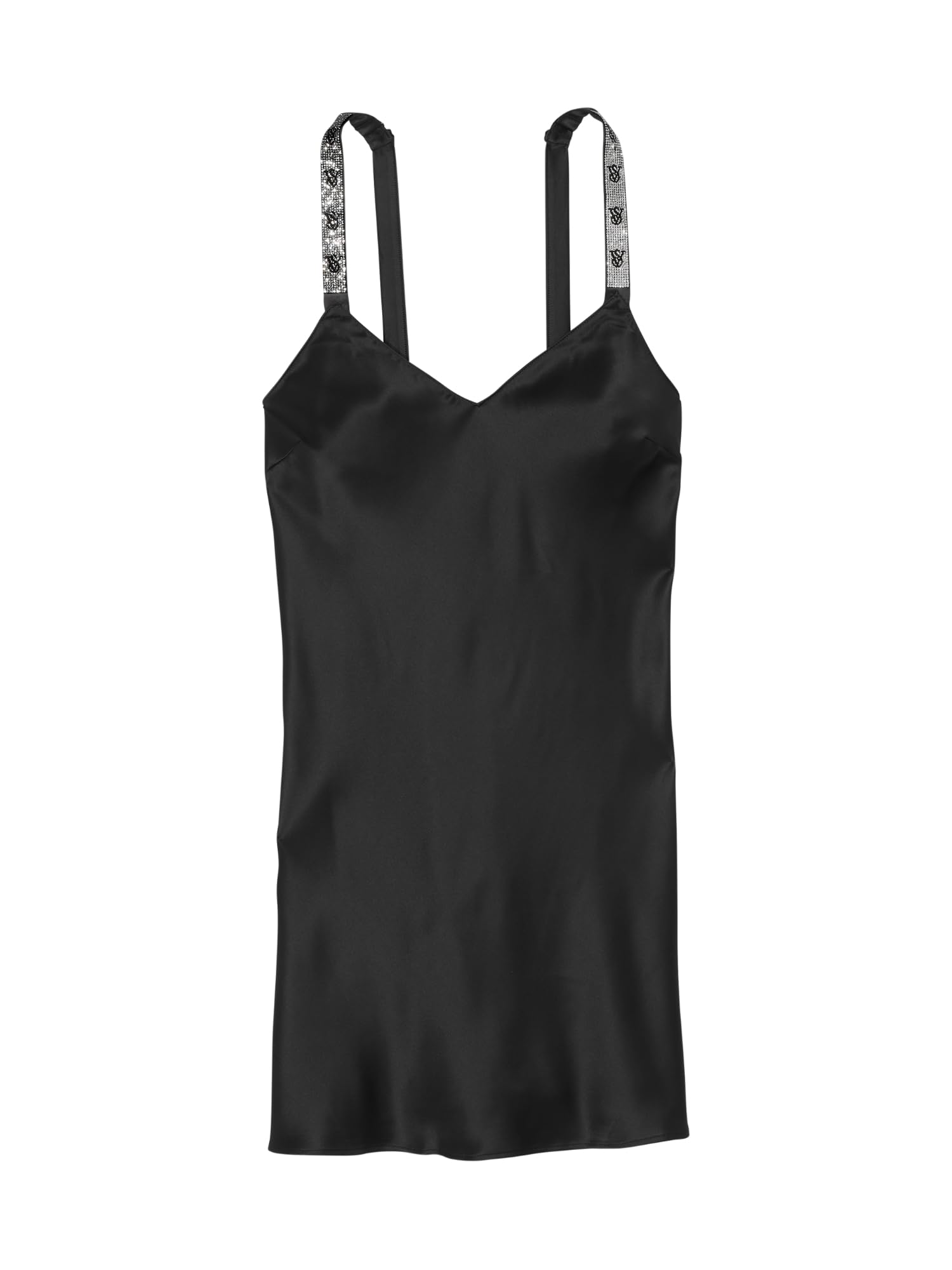 Shine Strap Slip Dress - MDCURVE