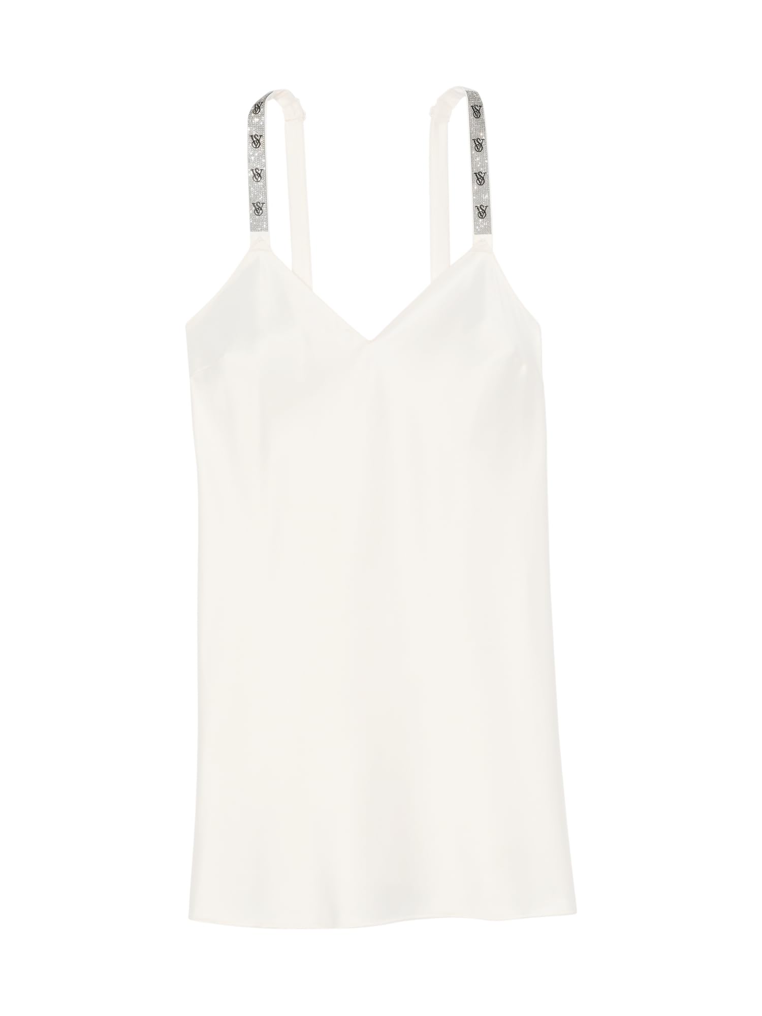 Shine Strap Slip Dress - MDCURVE