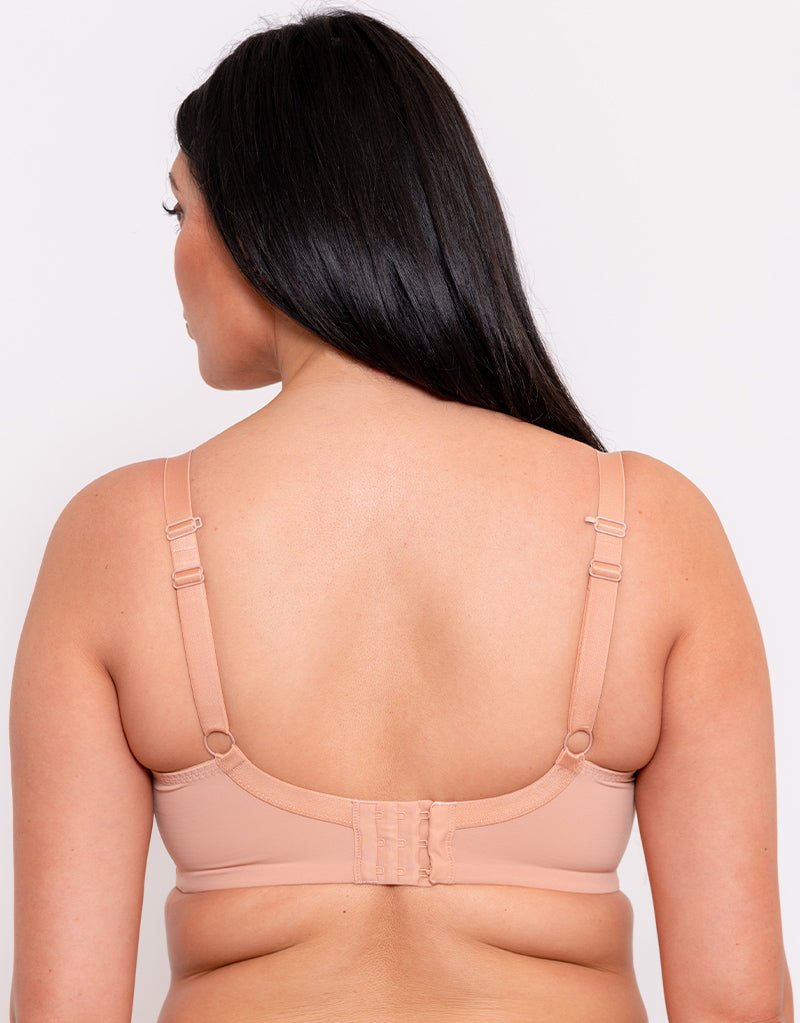 Smoothie T-Shirt Plunge Latte - MDCURVE