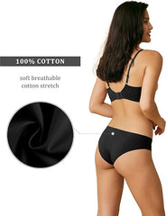 Seamless Cheeky Bikini No Show Panties | Breathable Invisible Underwear for Women