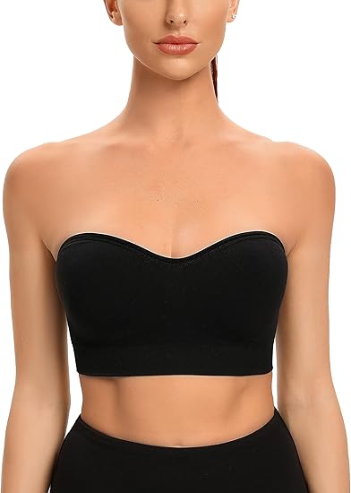 Strapless Bandeau Bra for Women | Non - Slip Silicone | Wireless Seamless Fit - MDCURVE