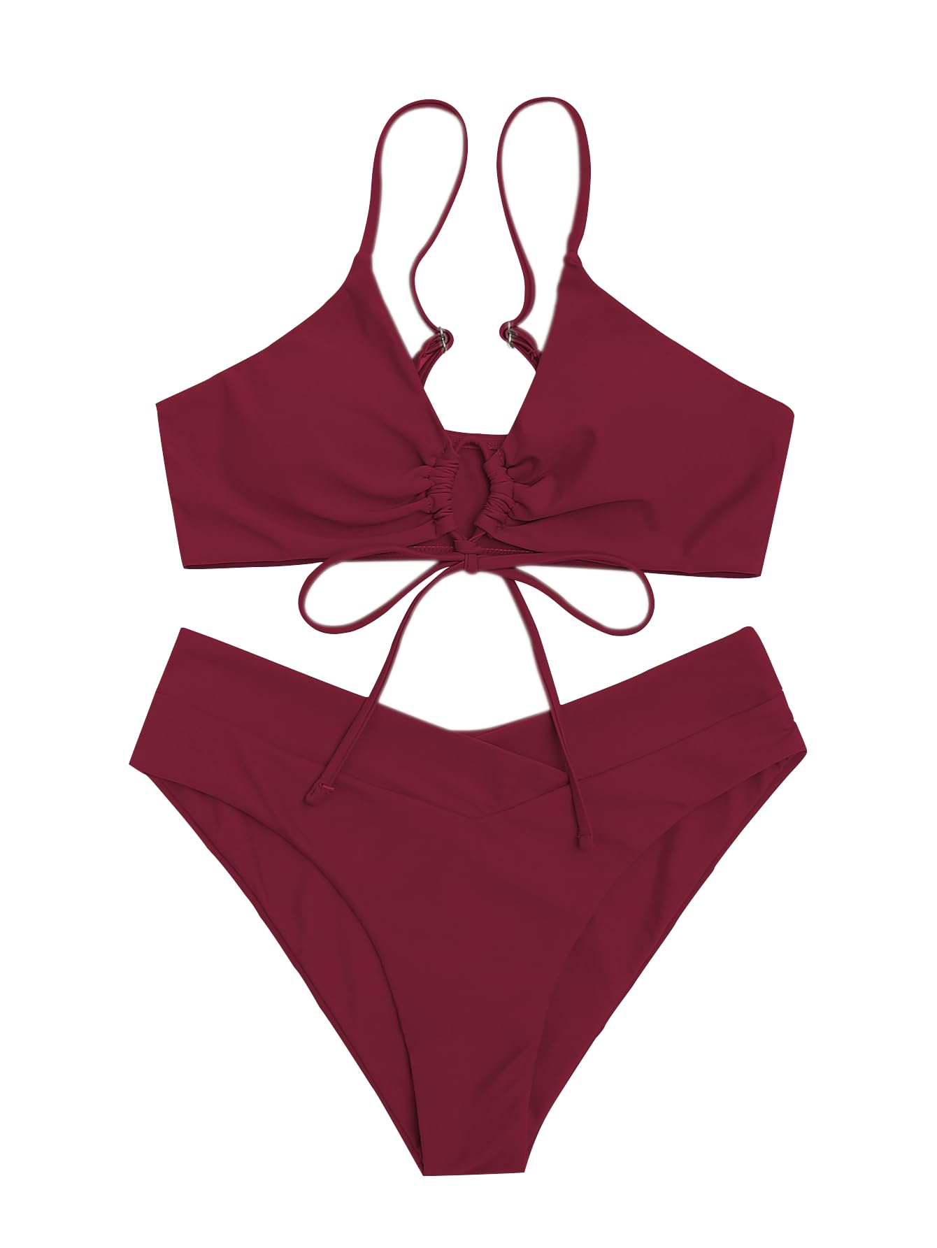 Women’s High Cut Triangle Bikini Set | Sexy String Swimsuit 2 Piece - MDCURVE