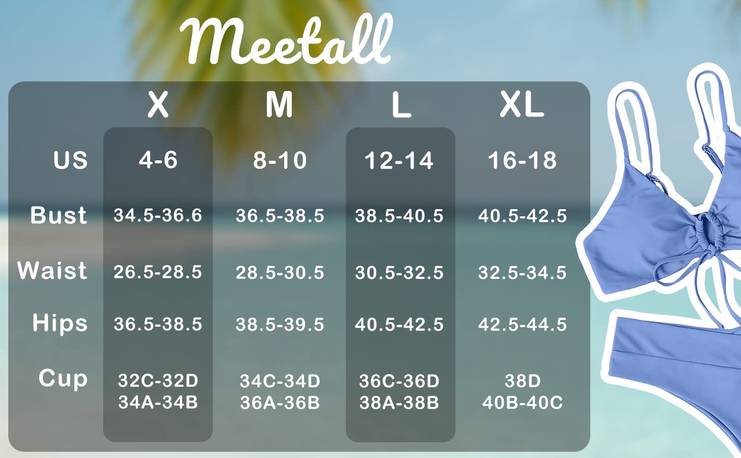 Women’s High Cut Triangle Bikini Set | Sexy String Swimsuit 2 Piece - MDCURVE