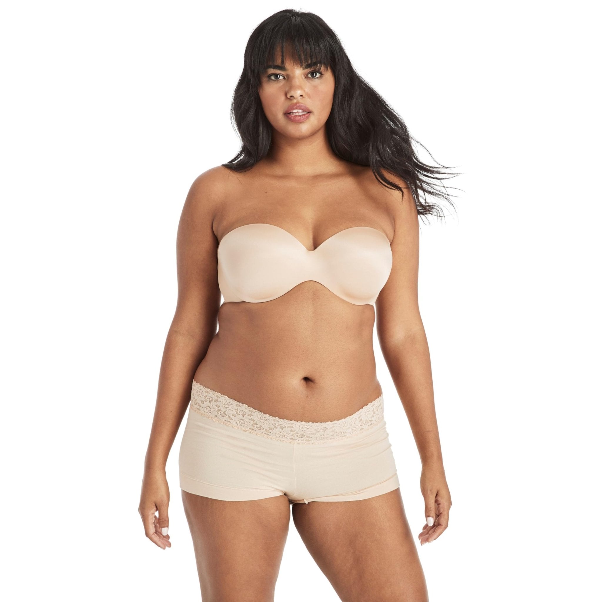 Women's Stretch Cotton Boyshort Underwear | Seamless Comfort Panties | Soft Full - Coverage Briefs 3 - Pack - MDCURVE