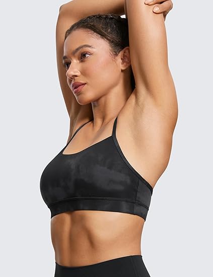 Y Back Sports Bra for Women | Racerback Padded Bra | Yoga Workout Top - MDCURVE