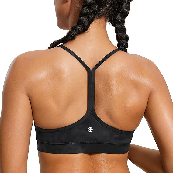 Y Back Sports Bra for Women | Racerback Padded Bra | Yoga Workout Top - MDCURVE