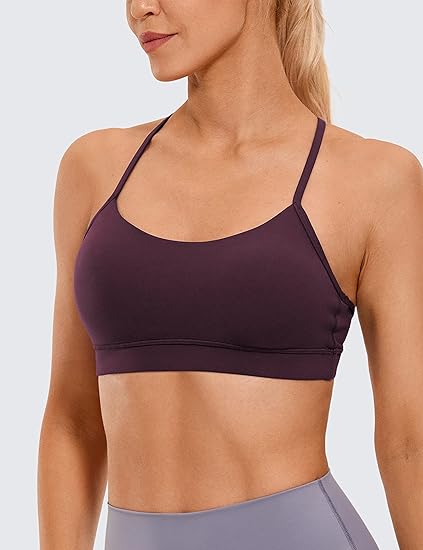 Y Back Sports Bra for Women | Racerback Padded Bra | Yoga Workout Top - MDCURVE